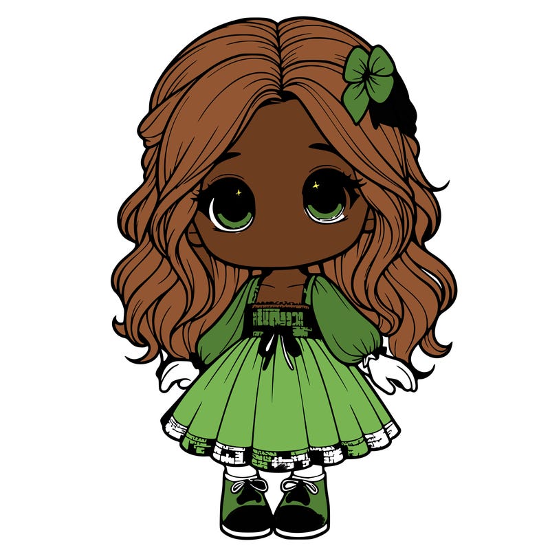 realistic little girl person