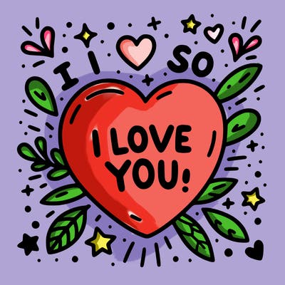 i love you so much in heart