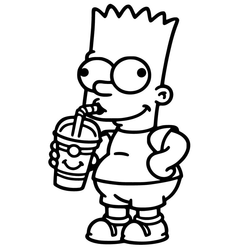 bart drinking lean