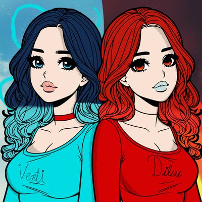 realistic twin sisters