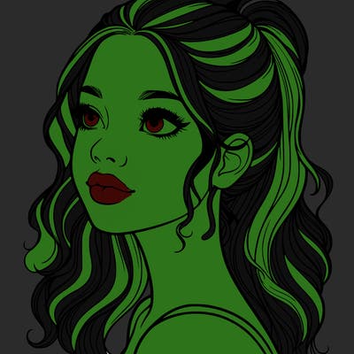 beautiful realistic girl