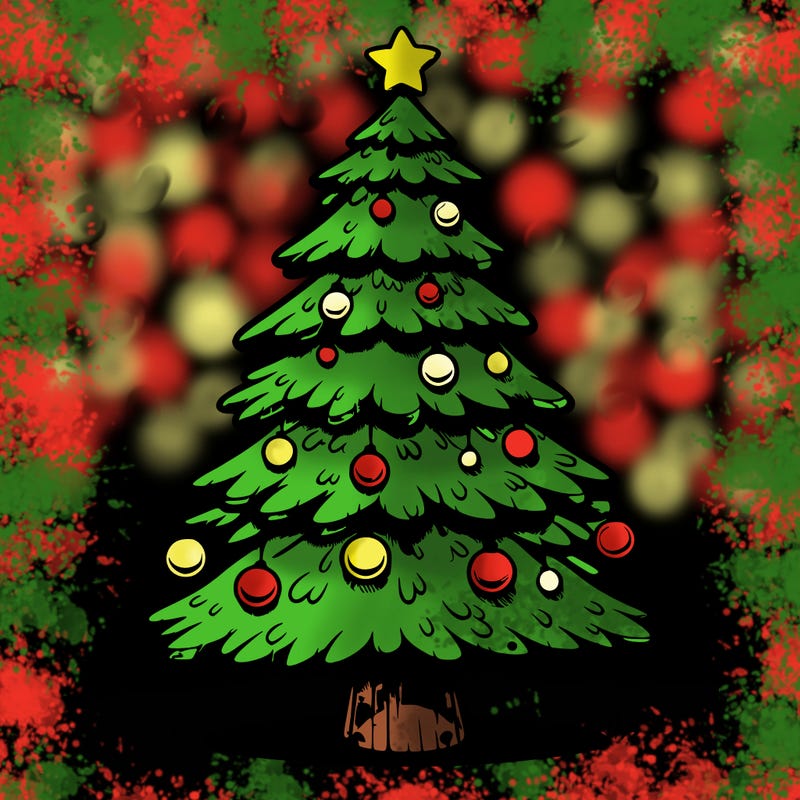 realistic christmas tree