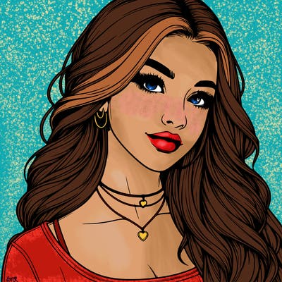 detailed realistic girl