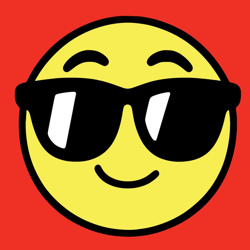 emoji with sunglasses