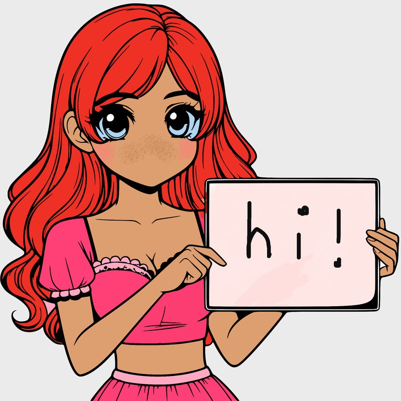 realistic pretty girl holding blank sign