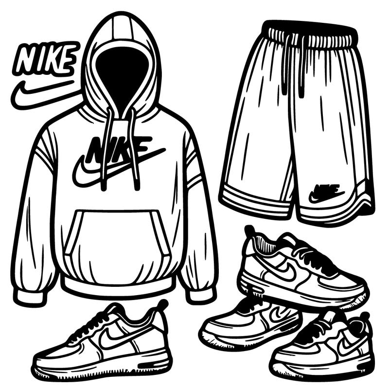 nike, clothes