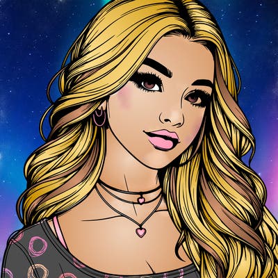 detailed realistic girl