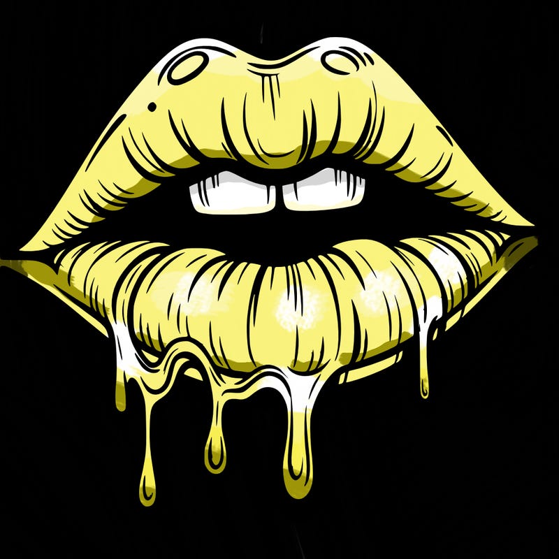 lips that look realistic and drip