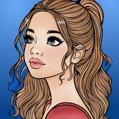 beautiful realistic girl