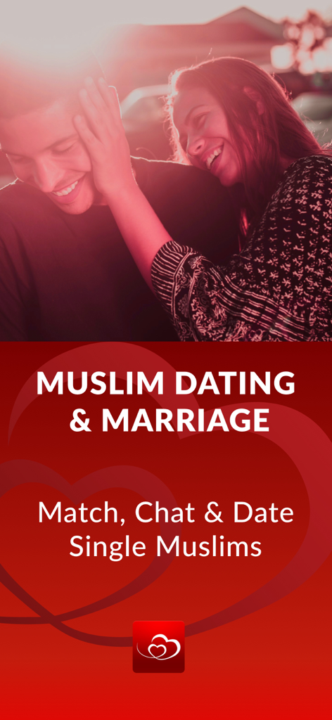 eCift app screen showing a happy couple with the text Muslim Dating and Marriage Match Chat and Date Single Muslims
