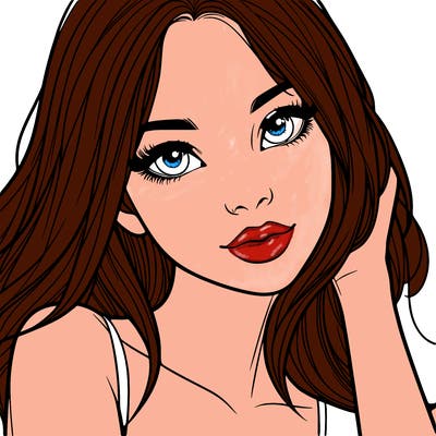 beautiful realistic girl