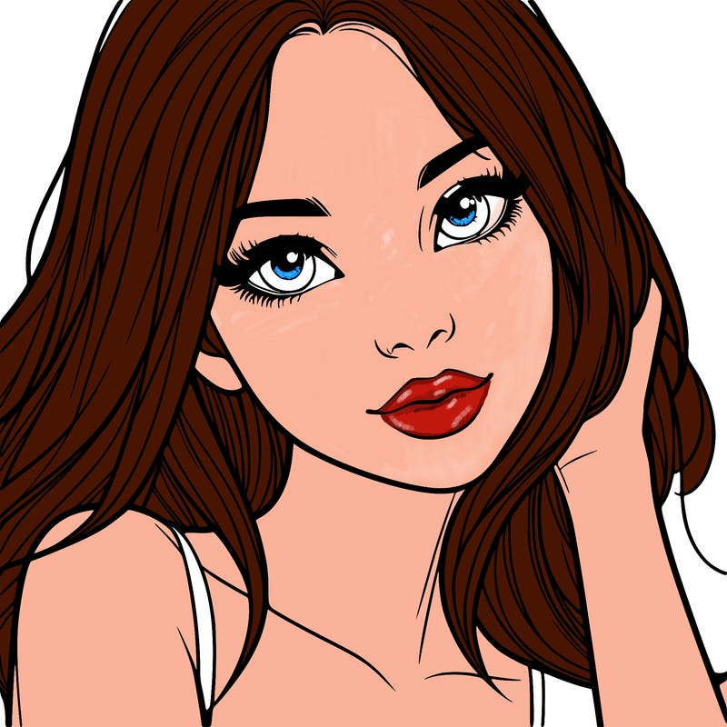 beautiful realistic girl