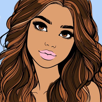 beautiful realistic girl