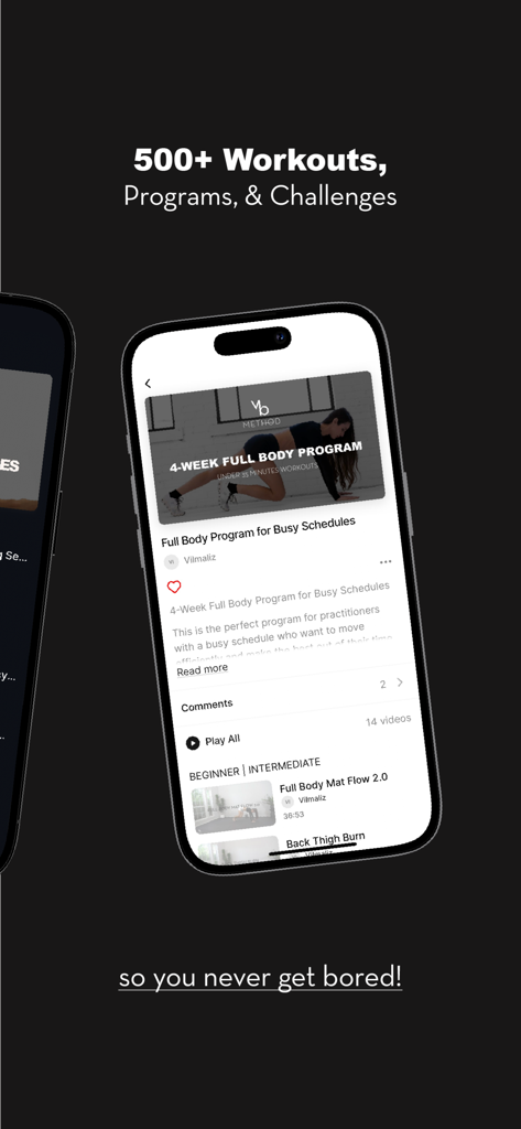 VB METHOD - Health & Fitness App | MWM