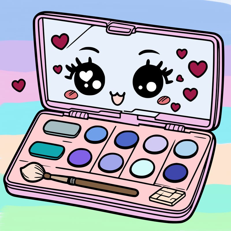 makeup pallet
