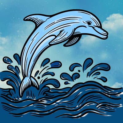 dolphin jumping