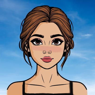 realistic girl with no makeup