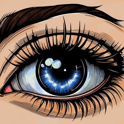 realistic eye