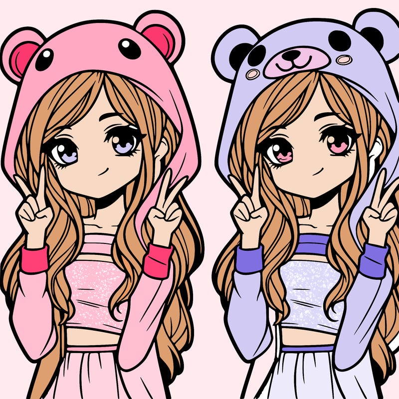 teen girl in animal costume