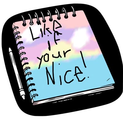 a blank sketch pad