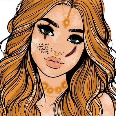 beautiful realistic girl