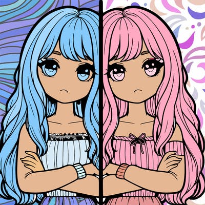 realistic girls split