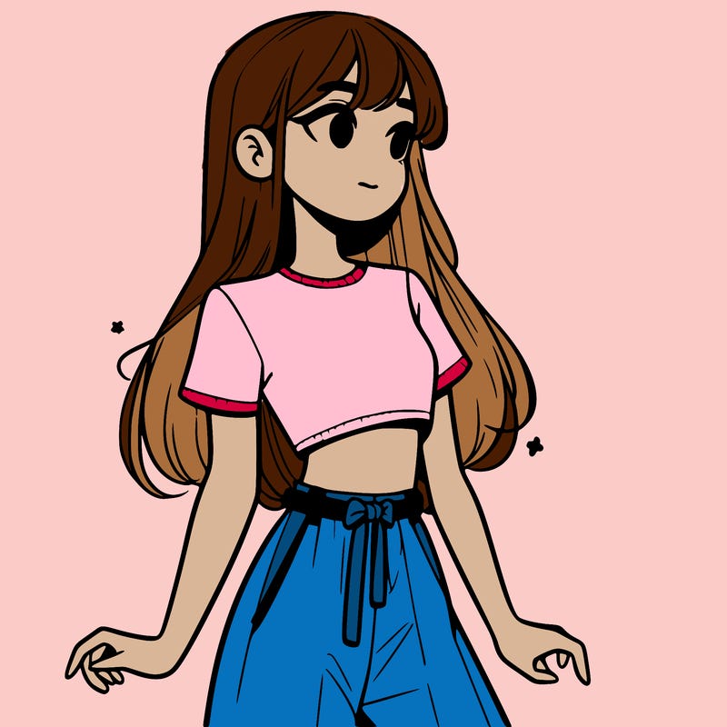 girl in a cute crop top