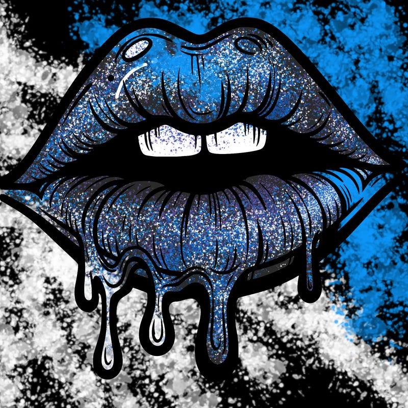 lips that look realistic and drip