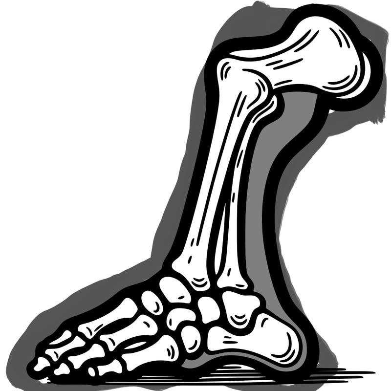 a leg bone