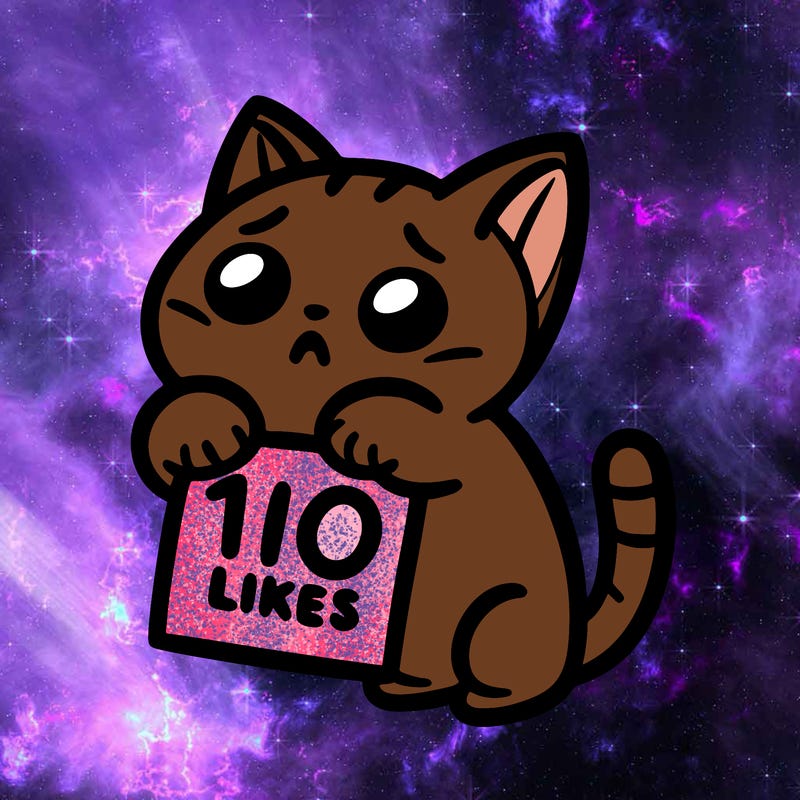 a cat begging for 10 likes