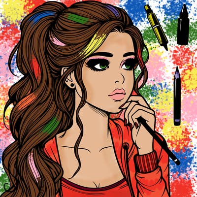 realistic teenage pretty