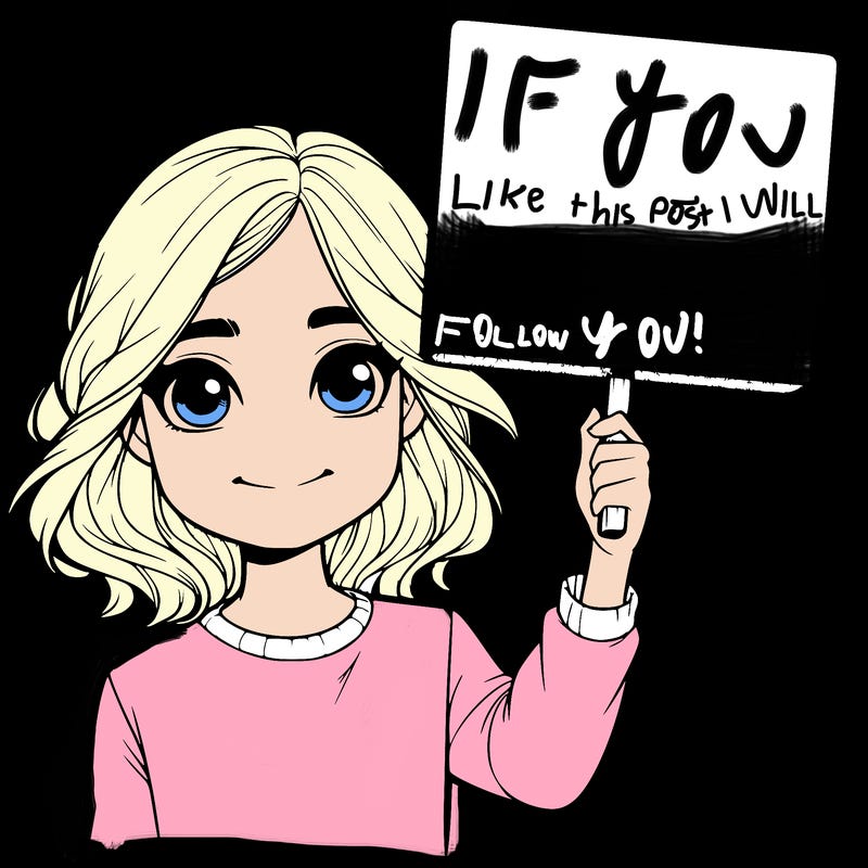 realistic girl holding up a sign