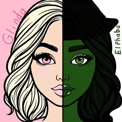 realistic girl split half