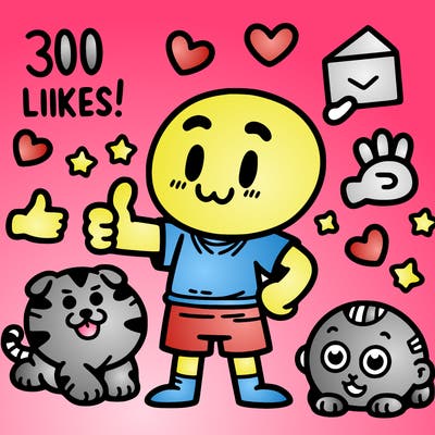 300 likes!