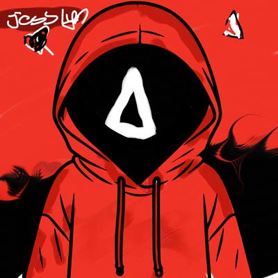 faceless girl in hoodie