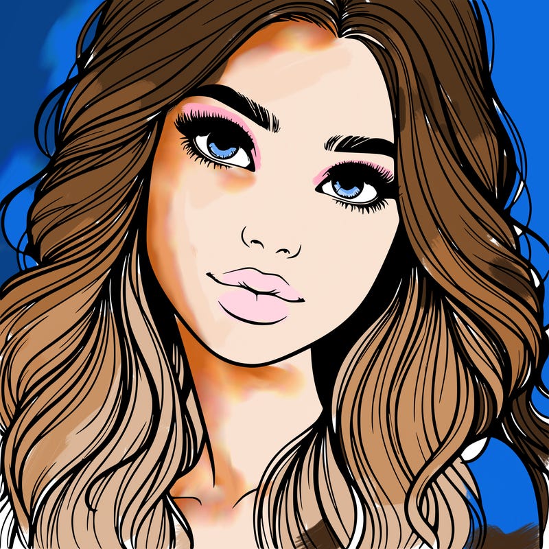 beautiful realistic girl