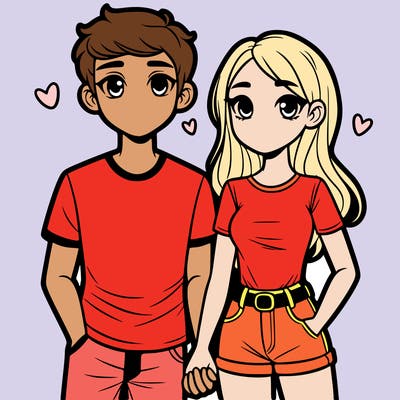 boyfriend and girlfriend