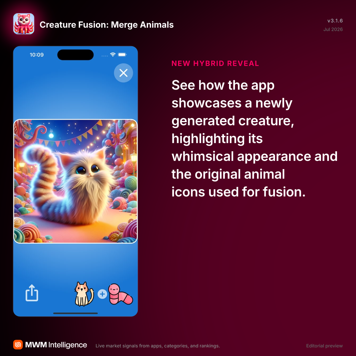 Creature Fusion: Merge Animals - Games App | MWM