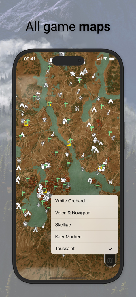The Witcher 3 Map & Companion - Utilities App | MWM