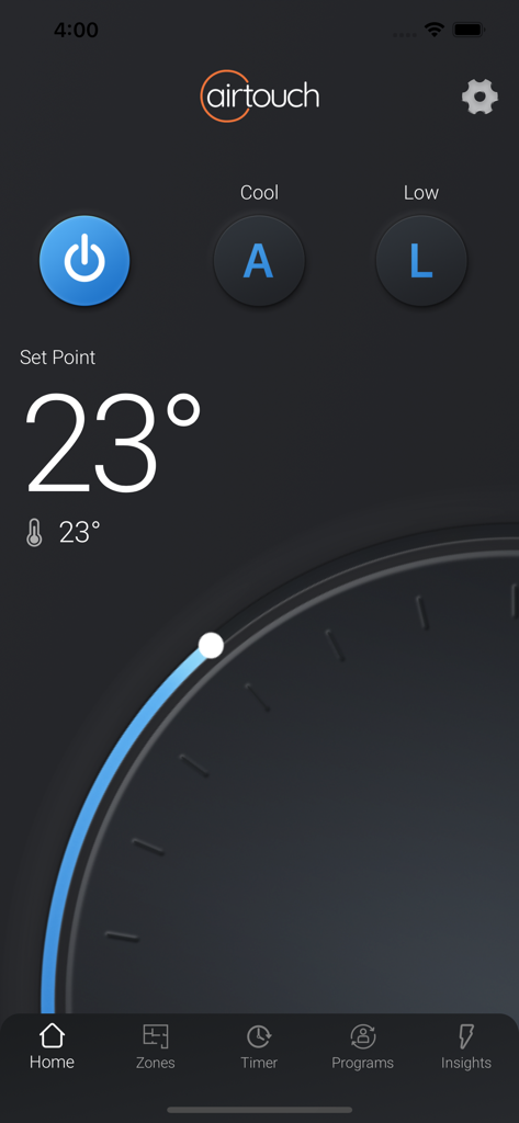 AirTouch 5 - AirTouch 5 app dashboard for remote smart home climate and temperature control