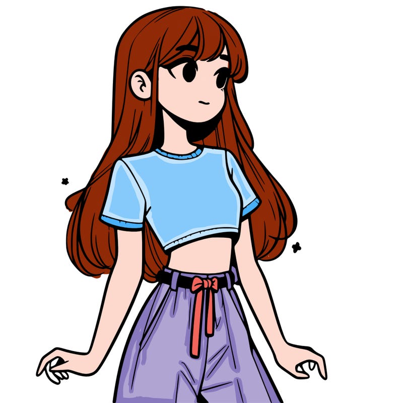 girl in a cute crop top