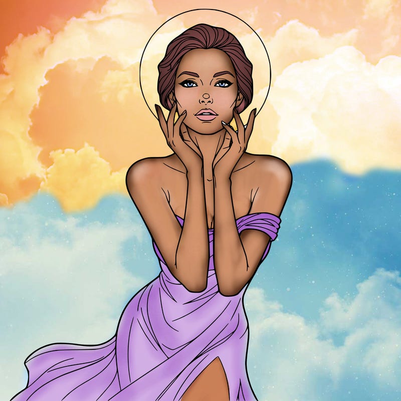 oustanding biologically perfect women posing  gorgeous  pose outlining face