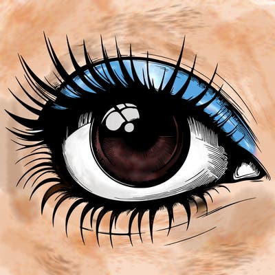 realistic eye