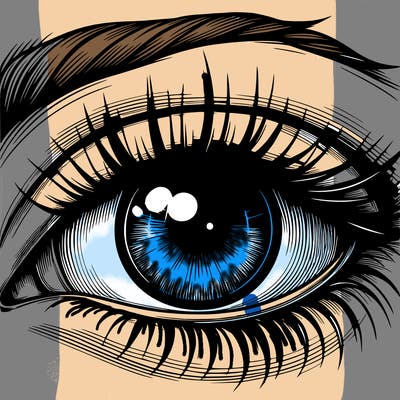 realistic eye
