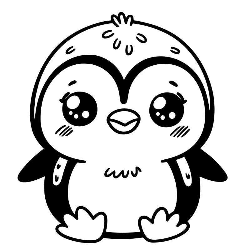 cute penguin