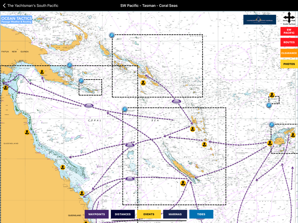 The Yachtsman's South Pacific - Navigation App | MWM