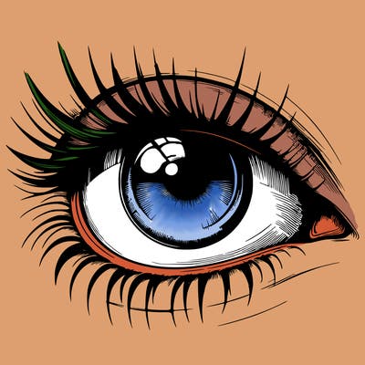 realistic eye