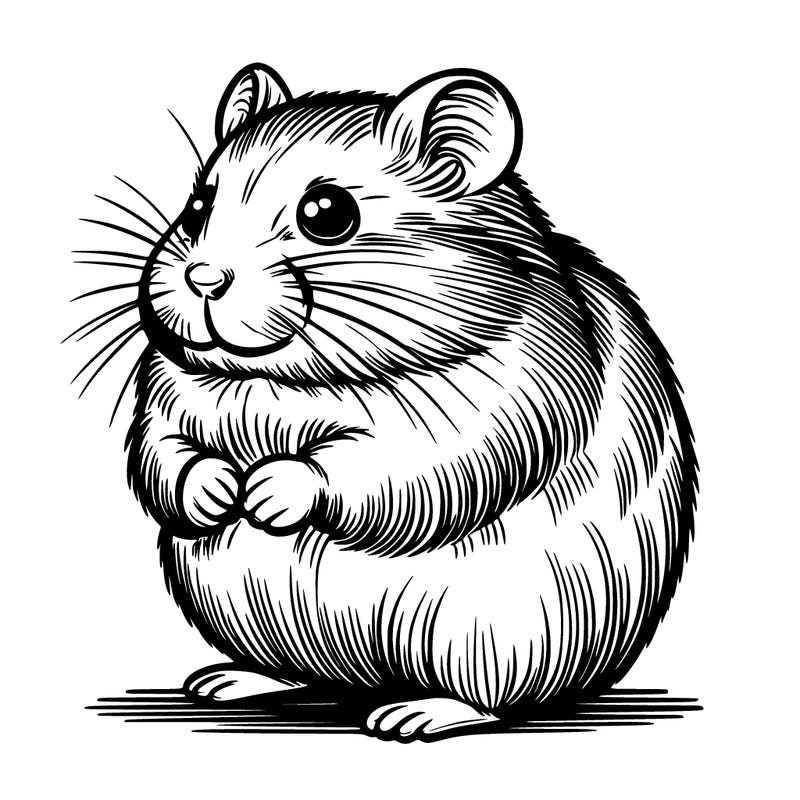 realistic hamster