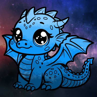 cute baby dragon