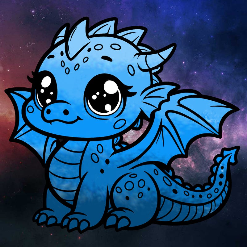 cute baby dragon